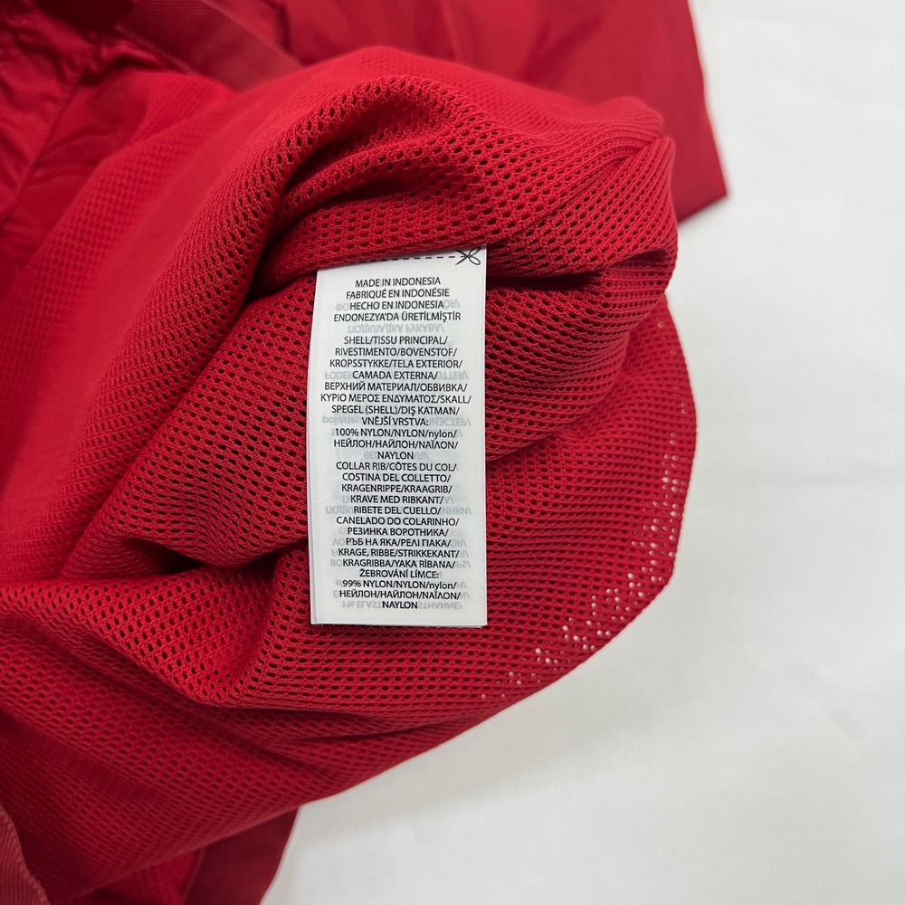 Polo Ralph Lauren Windbreaker Mens Red Logo Mock Neck Sporty Medium Jacket - Picture 6 of 11
